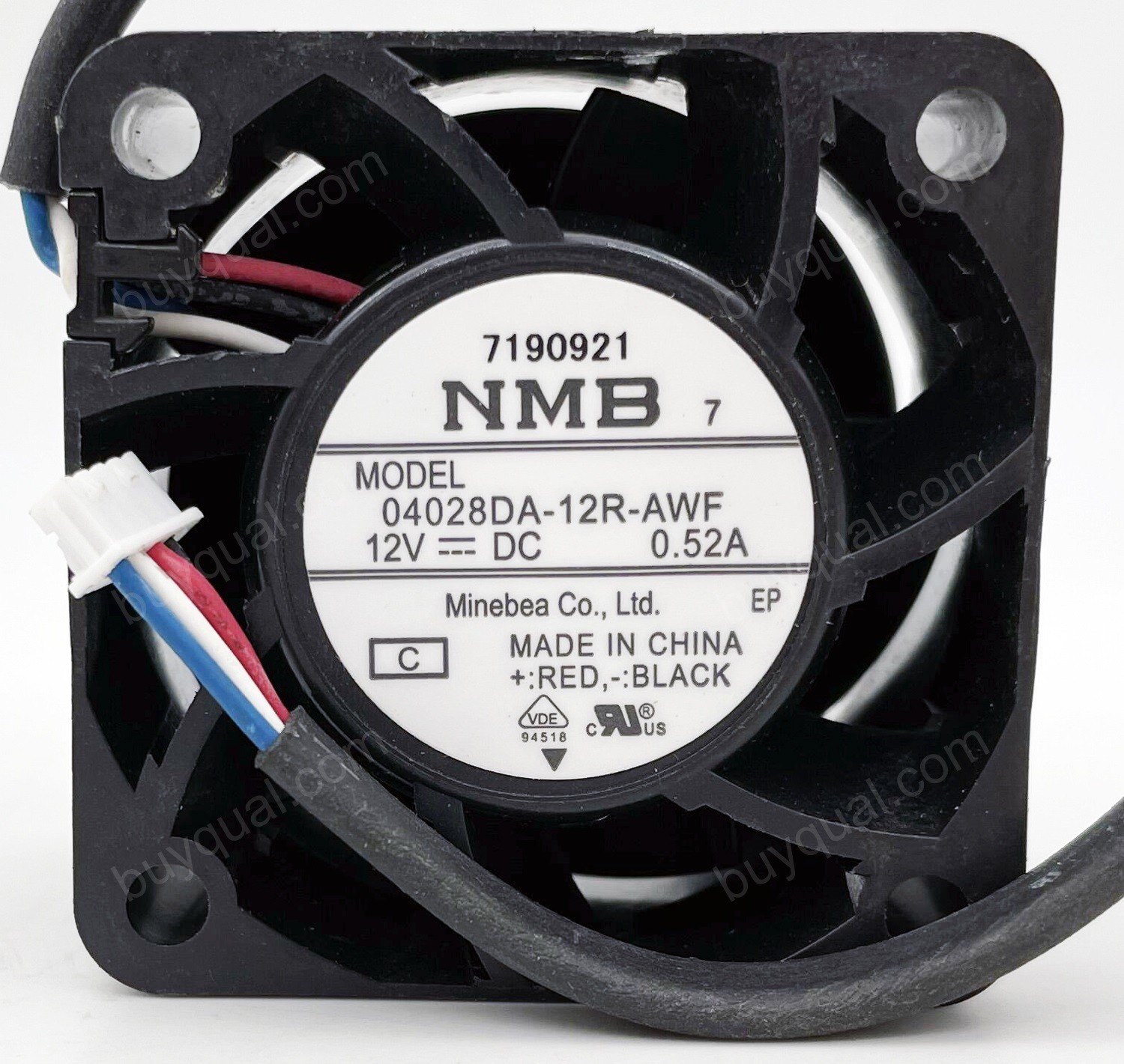 NMB 04028DA-12R-AWF 12V 0.52A 4wires Cooling Fan
