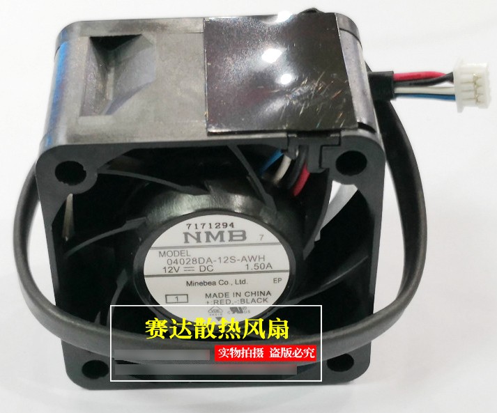NMB 04028DA-12S-AWH 12V 1.50A 4wires Cooling Fan