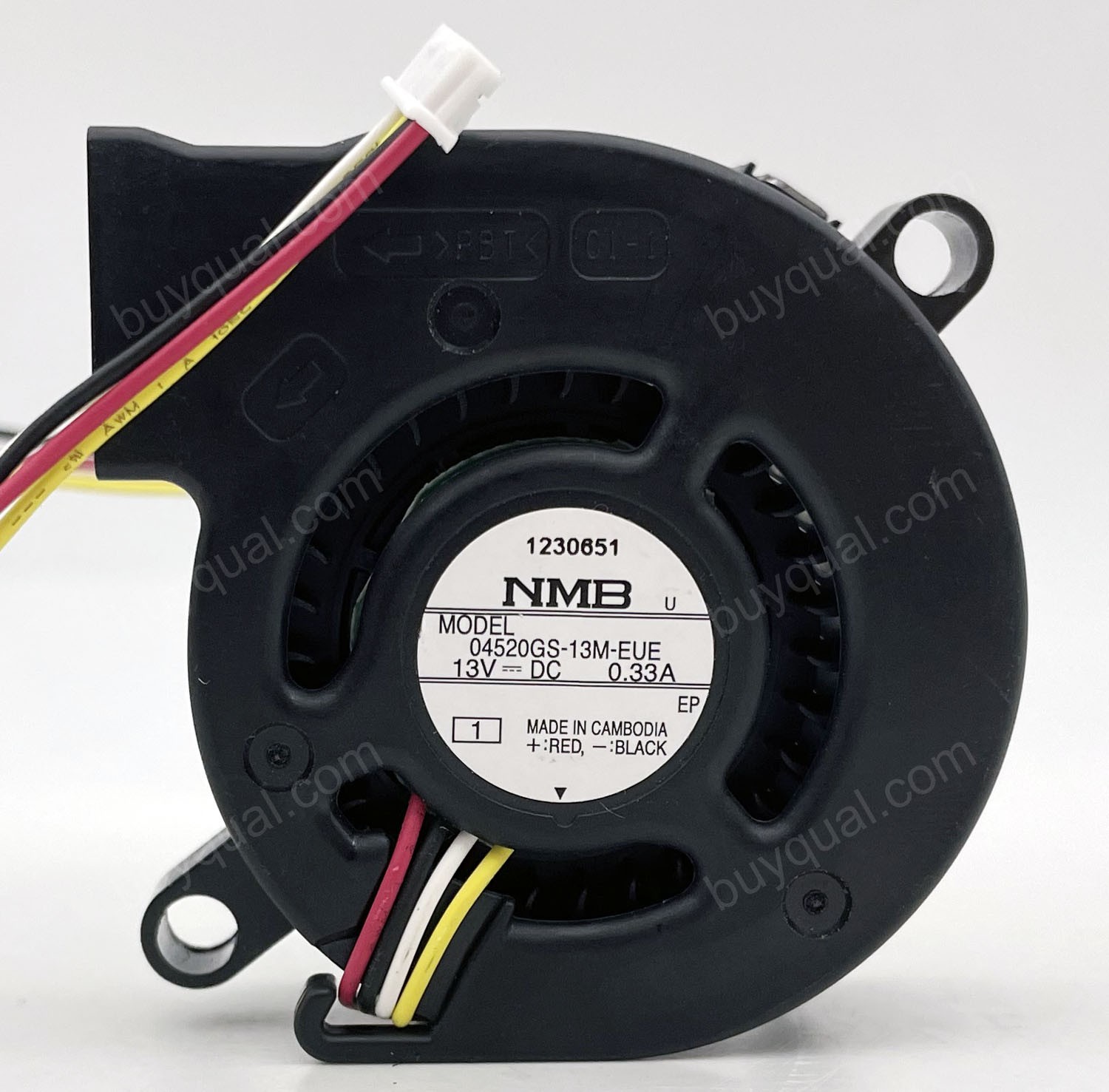 NMB 04520GS-13M-EUE 13V 0.33A 4wires Cooling Fan