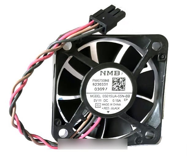 NMB 05015UA-05N-BB 5V 0.15A 3wires Cooling Fan 