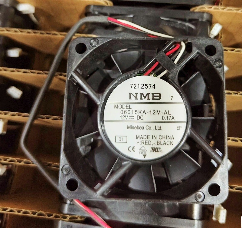 NMB 06015KA-12M-AL 12V 0.17A 3wires Cooling Fan 