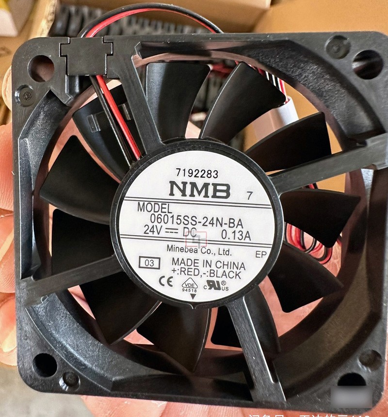 NMB 06015SS-24N-BA 24V 0.13A 2wires Cooling Fan