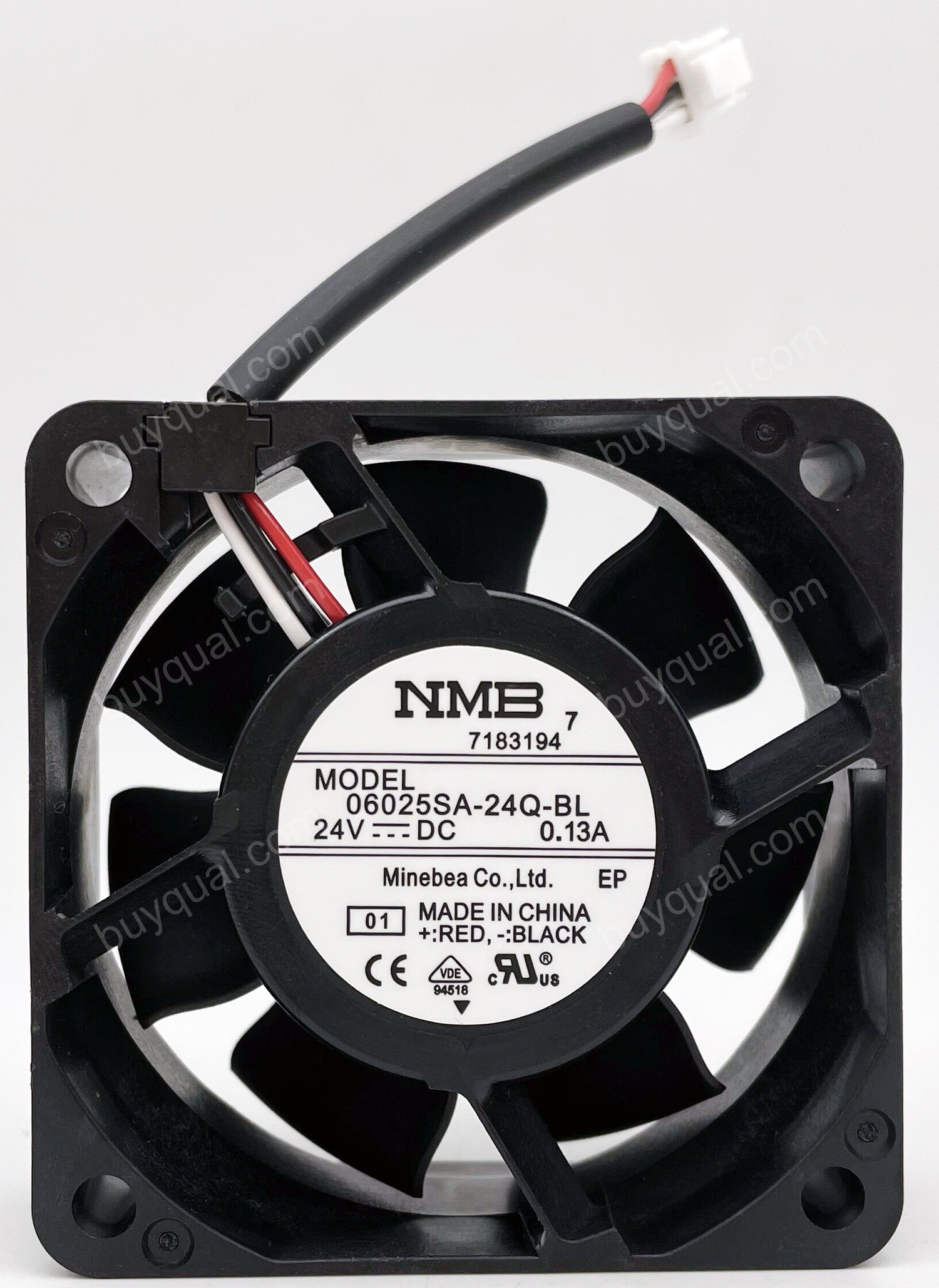 NMB 06025SA-24Q-BL 24V 0.13A 3wires Cooling Fan