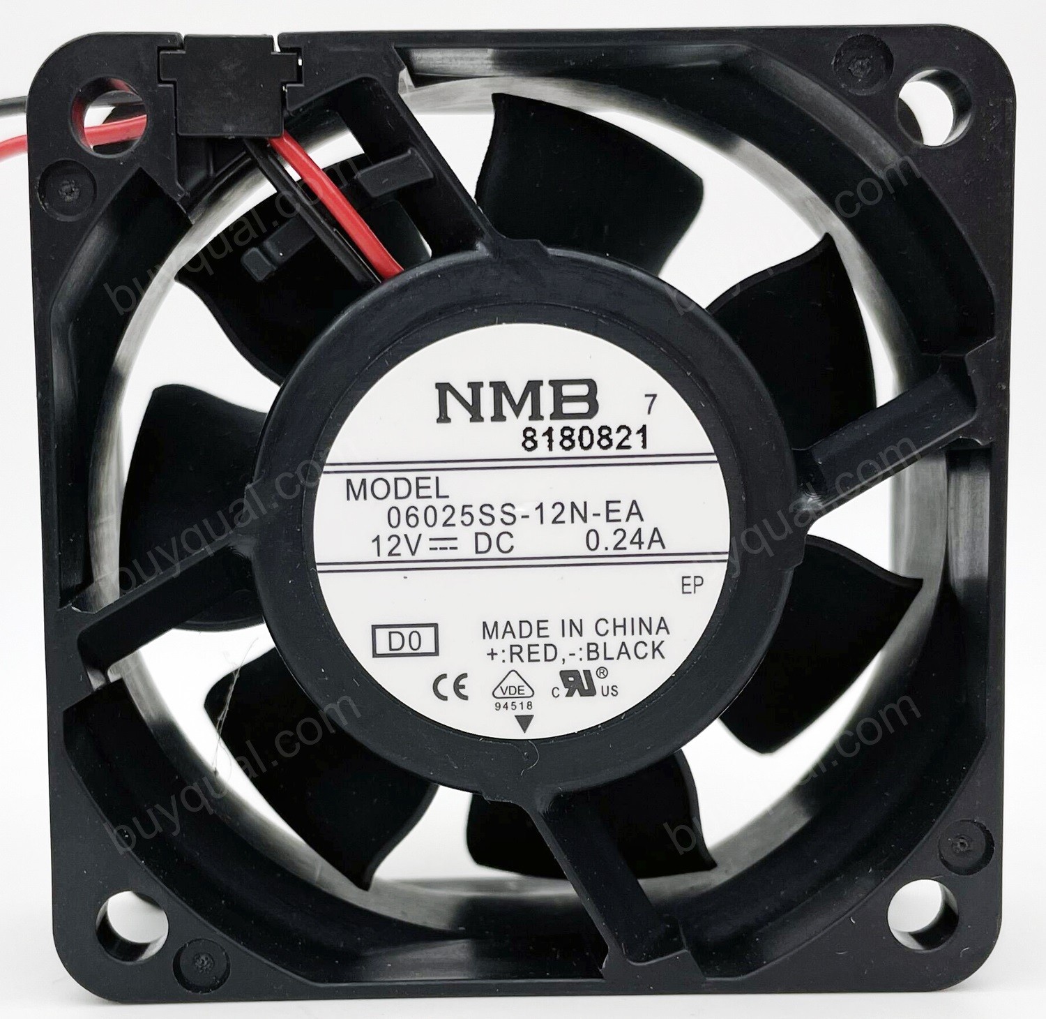 NMB 06025SS-12N-EA 12V 0.24A 2wires Cooling Fan