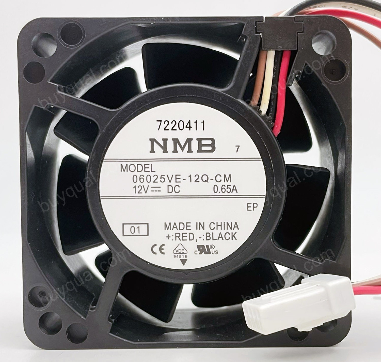NMB 06025VE-12Q-CM 12V 0.65A 4wires Cooling Fan - Original New