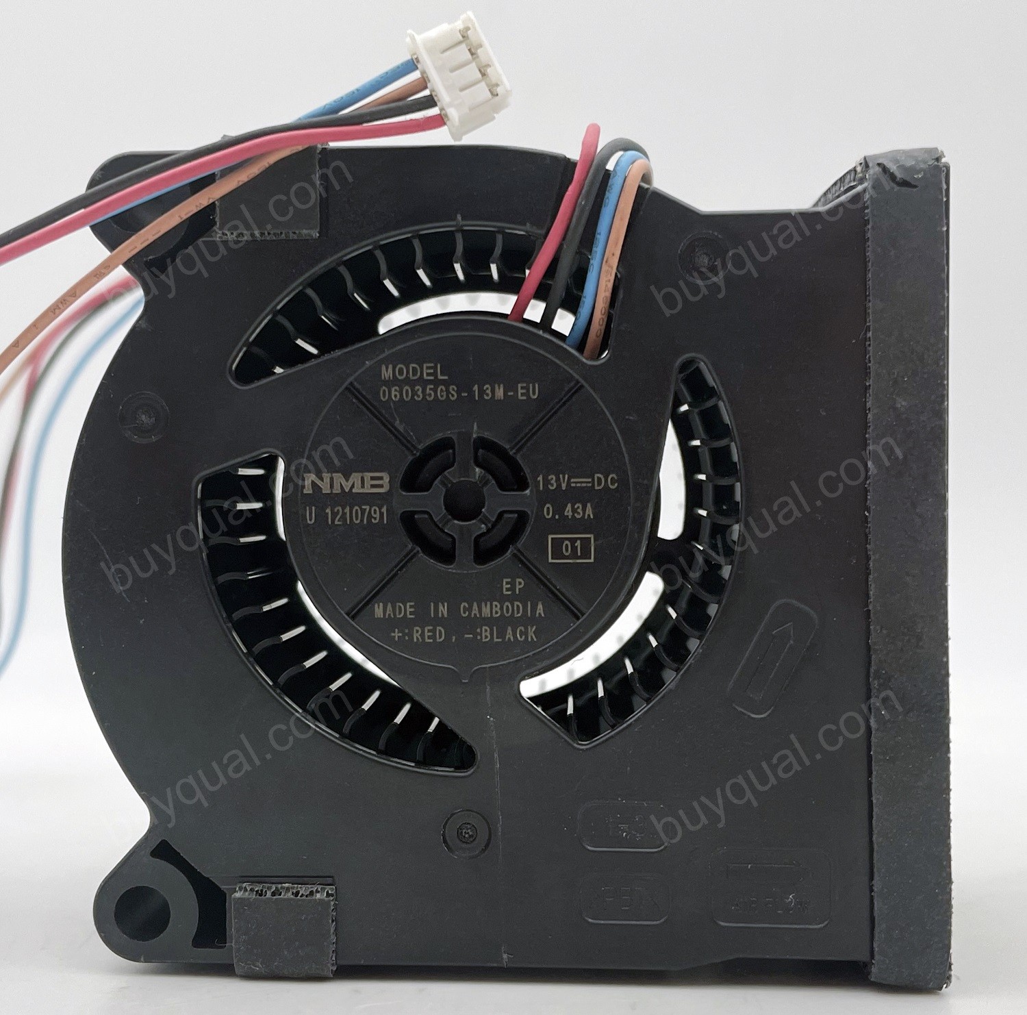 NMB 06035GS-13M-EU 13V 0.43A 4wires Cooling Fan