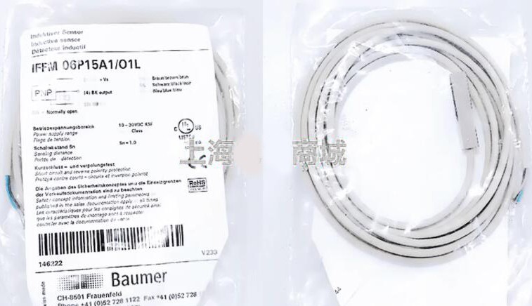Baumer IFFM 06P15A1/O1L Inductive Proximity Switch