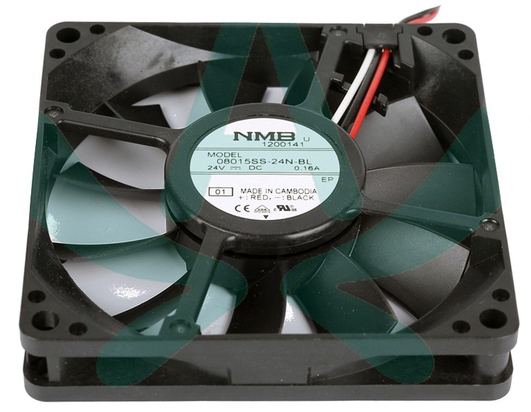 NMB 08015SS-24N-BL 24V 0.16A 3wires Cooling Fan