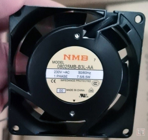 NMB 08025MB-B3L-AA 00 230V 7.5/6.5W 2wires Cooling Fan