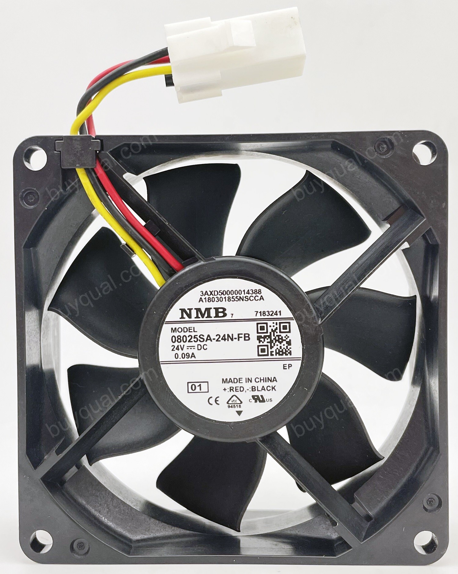 NMB 08025SA-24N-FB 24V 0.09A 3wires Cooling Fan - Original New