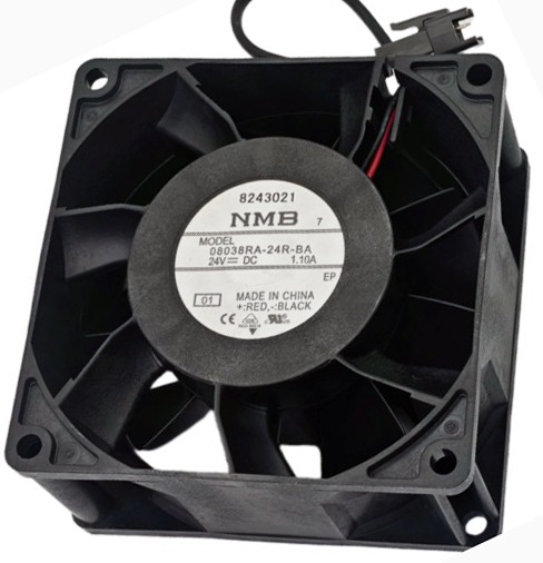 NMB 08038RA-24R-BA 24V 1.1A 2wires Cooling Fan