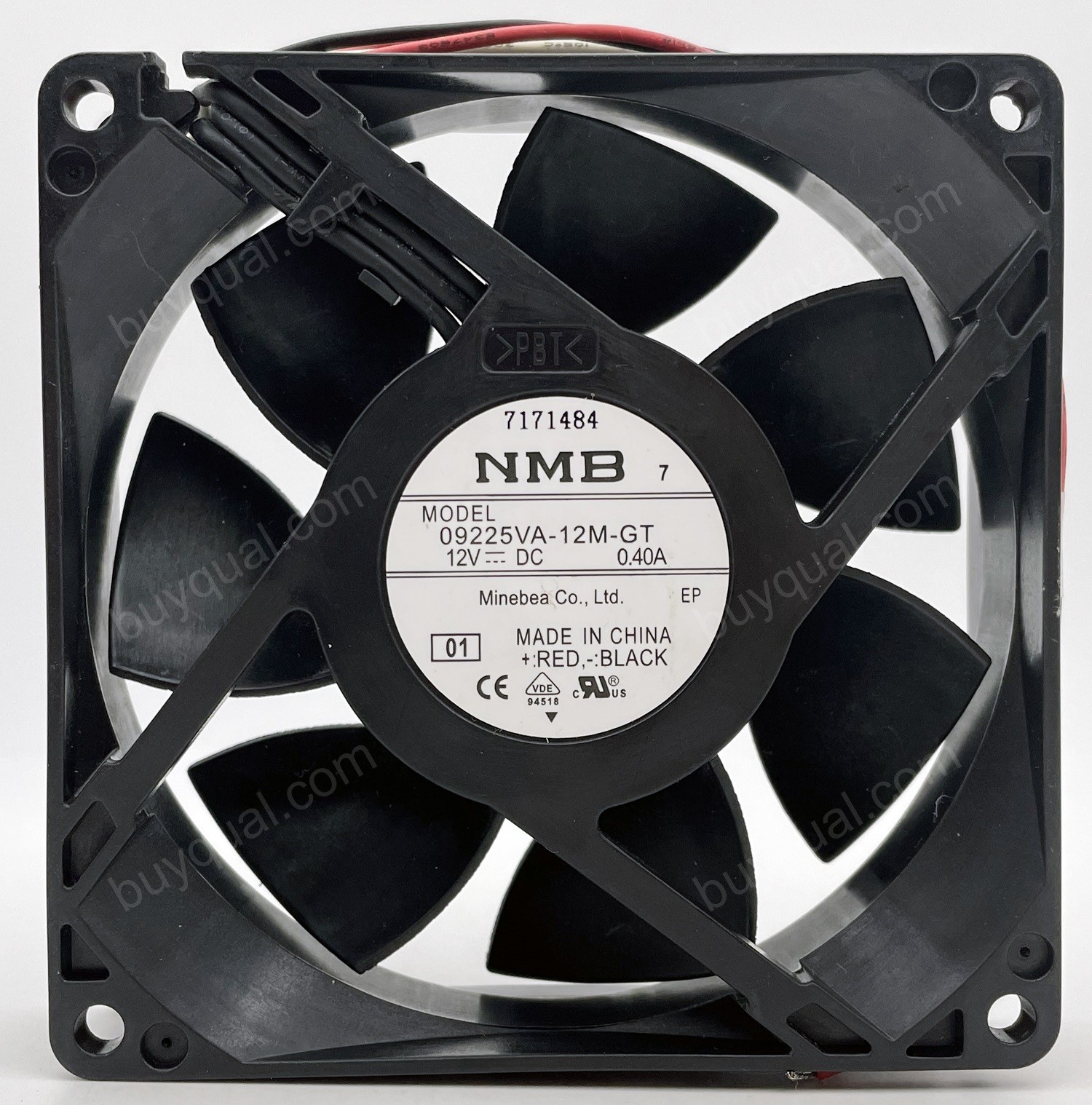 NMB 09225VA-12M-GT 12V 0.40A 3wires Cooling Fan 