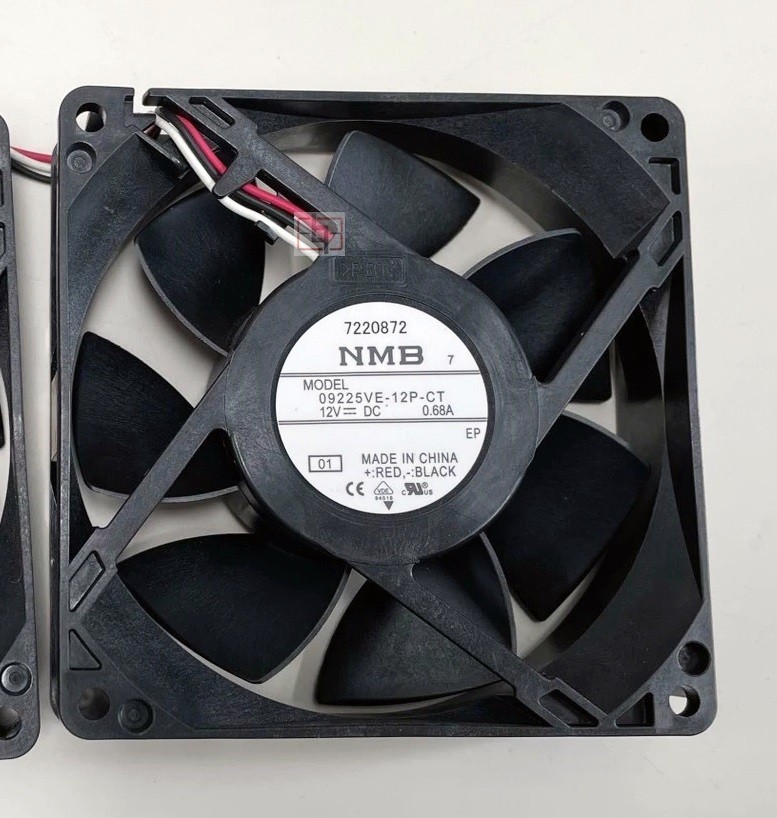 NMB 09225VE-12P-CT 12V 0.68A 3wires Cooling Fan 