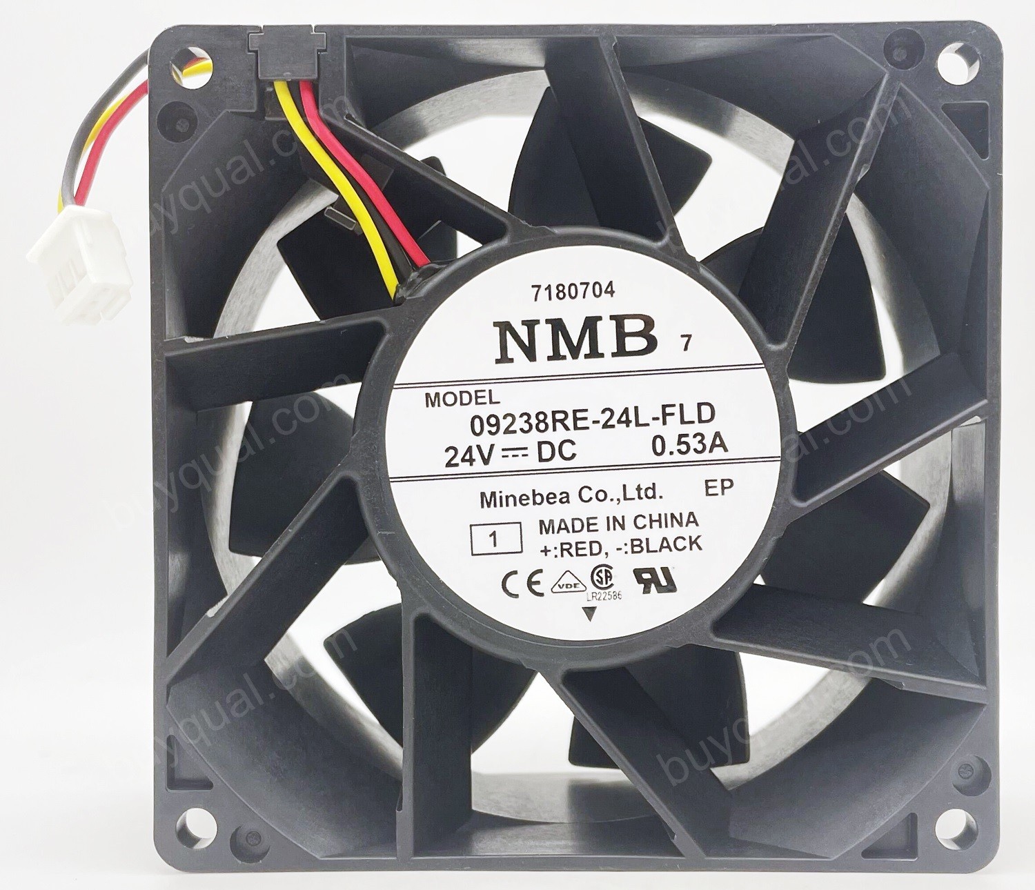 NMB 09238RE-24L-FLD 24V 0.53A 3wires Cooling Fan