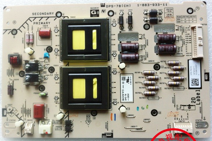 Sony 1-883-933-11 1-884-408-11 DPS-78(CH) 1-474-302-11 147430211 Backlight Inverter 