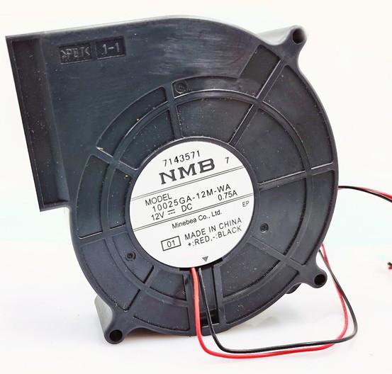 NMB 10025GA-12M-WA 12V 0.75A 9W 2wires Cooling Fan