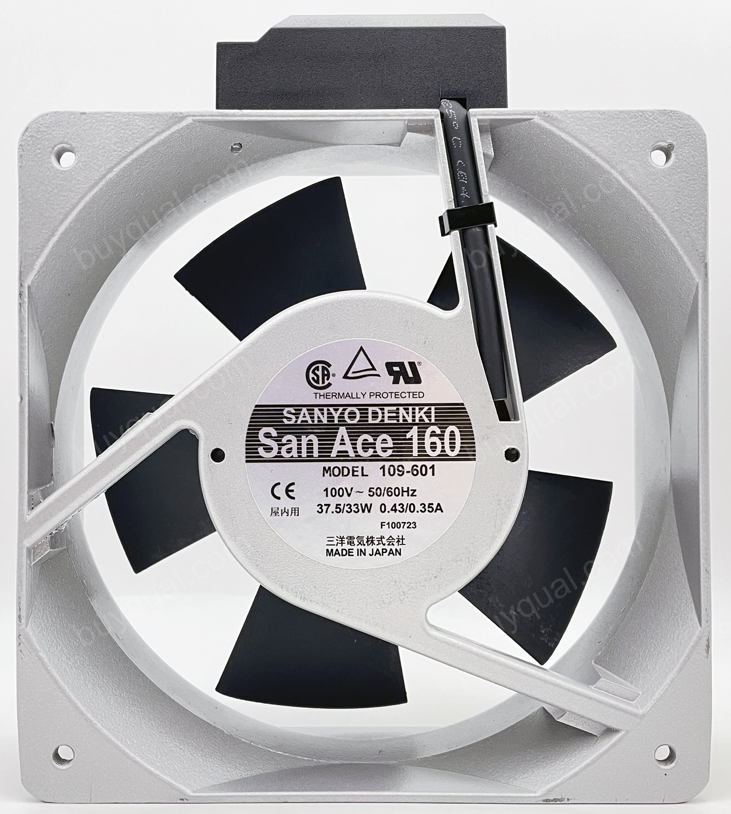 Sanyo 109-601 100V 0.43/0.35A 37.5/33W Cooling Fan - Original New