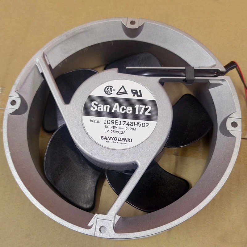 Sanyo 109E1748H502 48V 0.28A 2wires Cooling Fan 