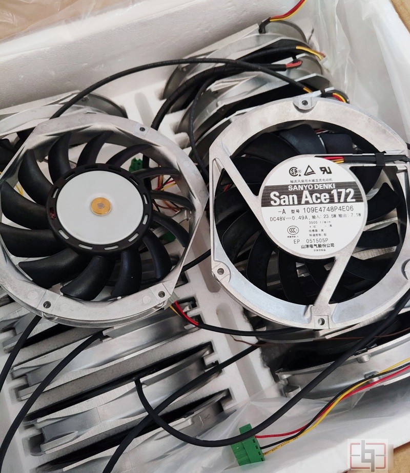 Sanyo 109E4748P4E06 48V 0.49A 23.5W 3wires Cooling Fan