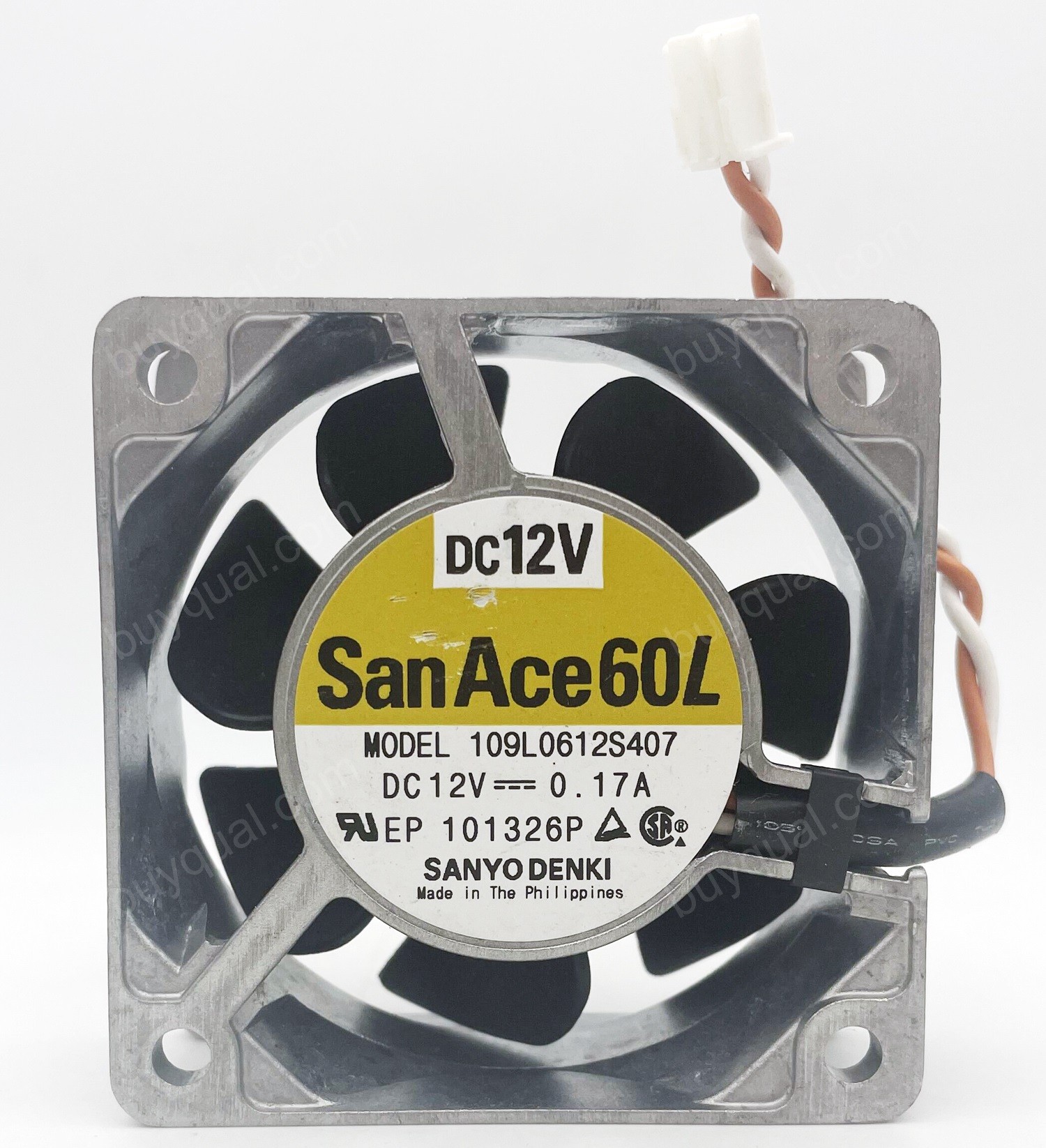 SANYO 109L0612S407 12V 0.17A 2wires Cooling Fan - Original New