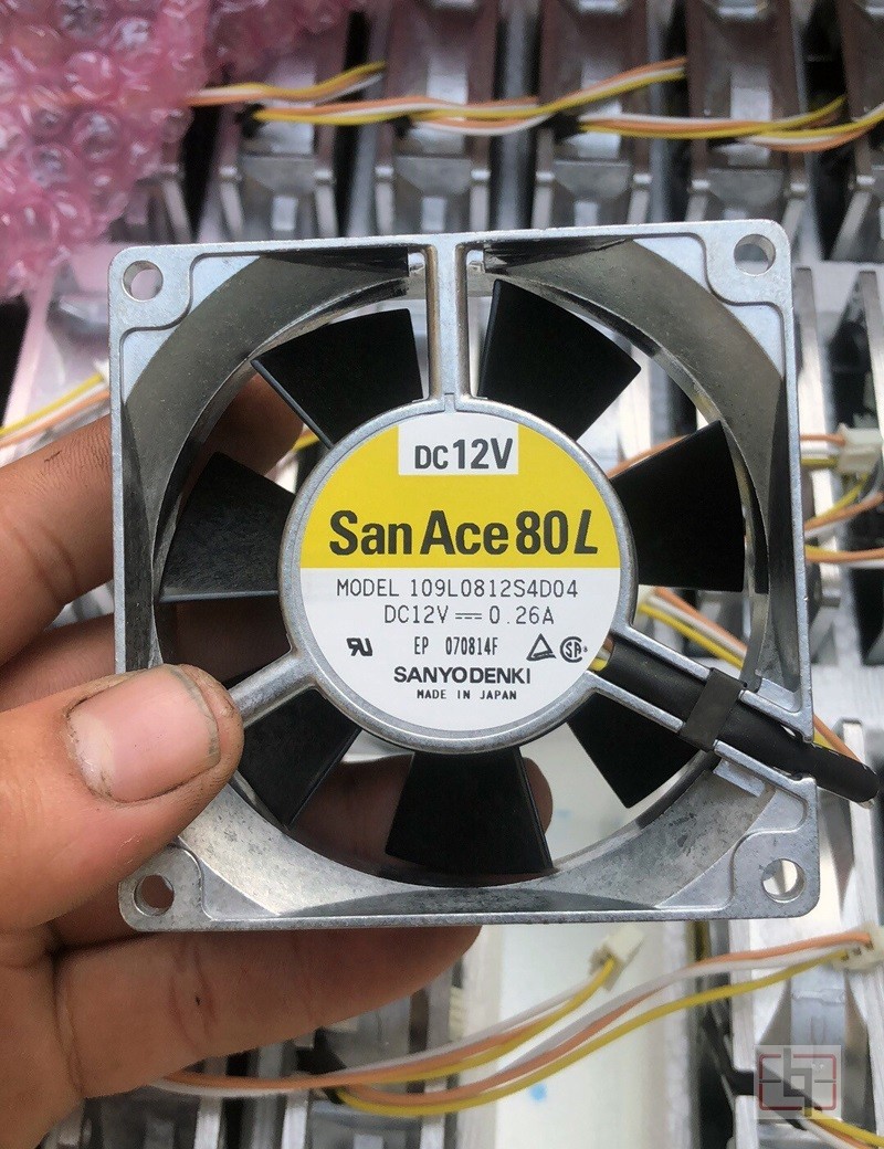 SANYO 109L0812S4D04 12V 0.26A 3wires Cooling Fan