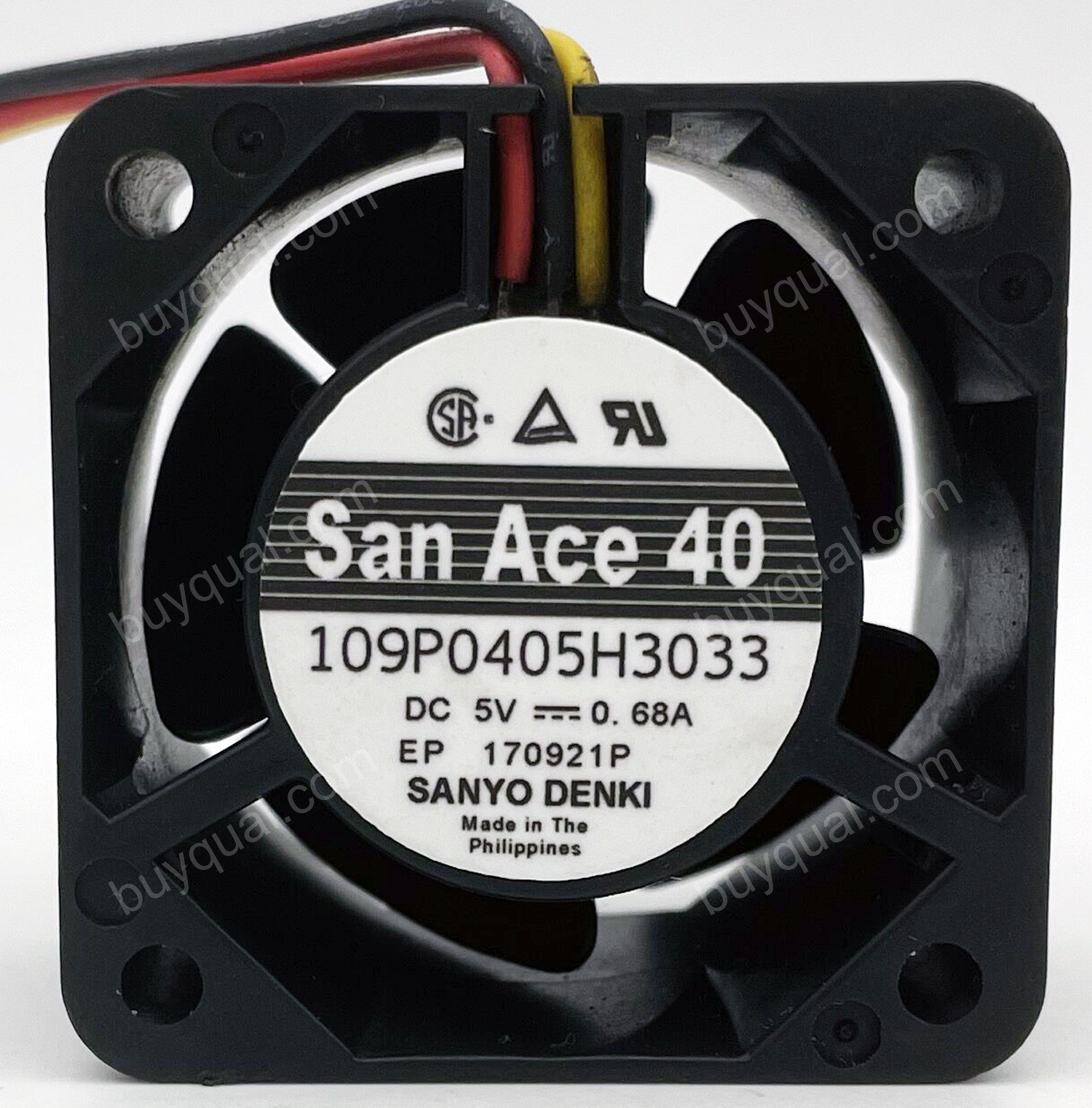Sanyo 109P0405H3033 5V 0.68A 3wires Cooling Fan