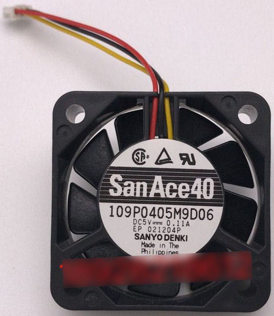 SANYO 109P0405M9D06 5V 0.11A 3wires Cooling Fan