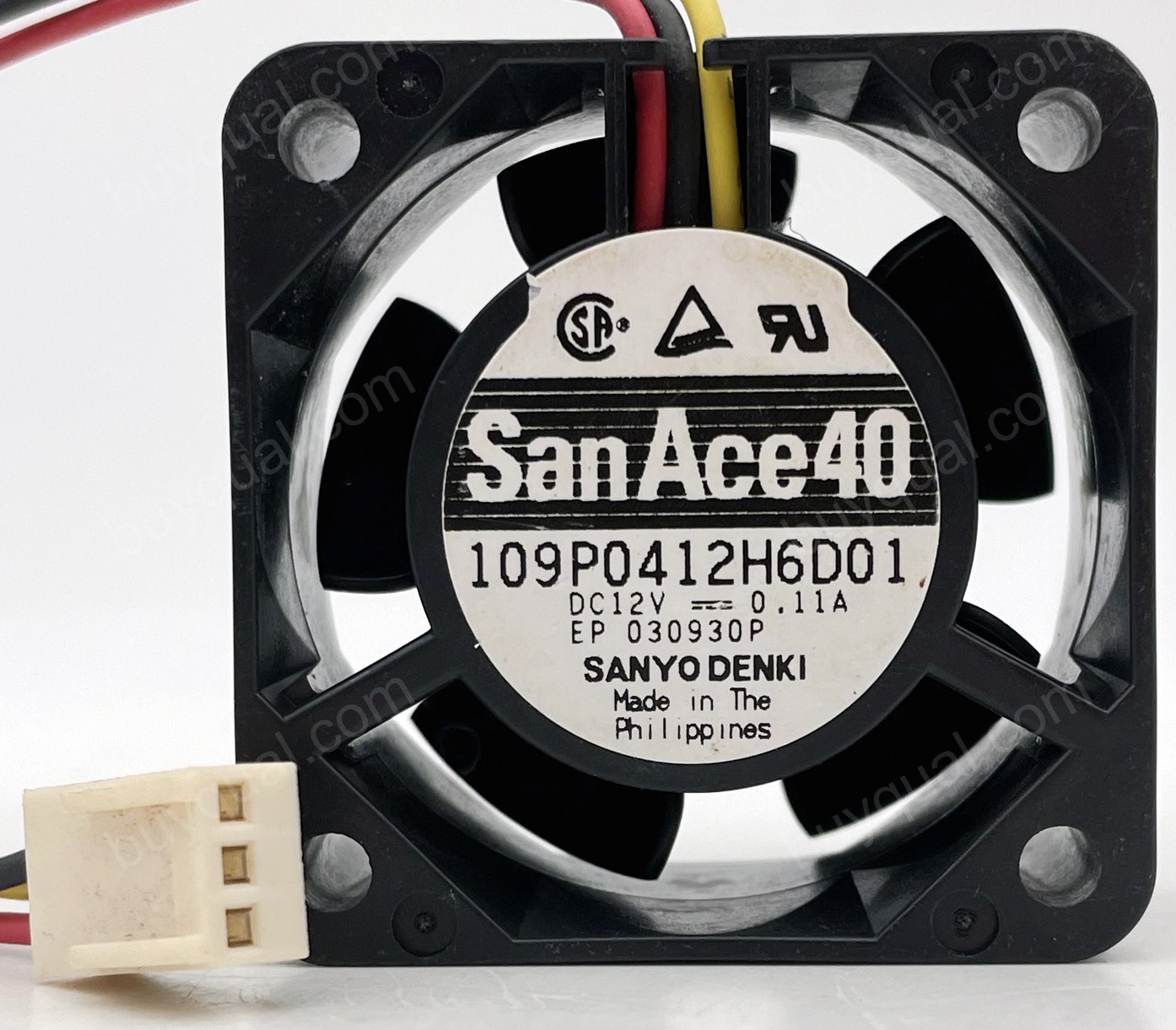 SANYO 109P0412H6D01 12V 0.11A 3wires Cooling Fan 