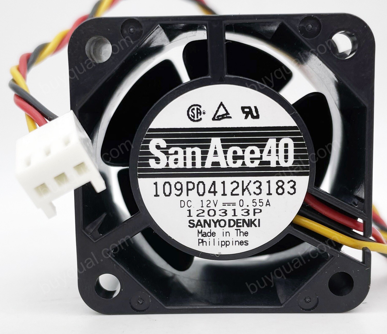 SANYO 109P0412K3183 12V 0.55A 3wires Cooling Fan