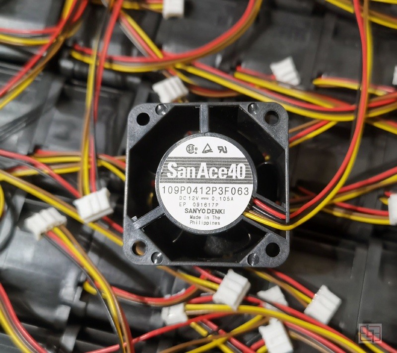 SANYO 109P0412P3F063 12V 0.105A 4wires Cooling Fan