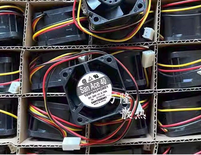 SANYO 109P0424G601 24V 0.13A 3wires Cooling Fan 