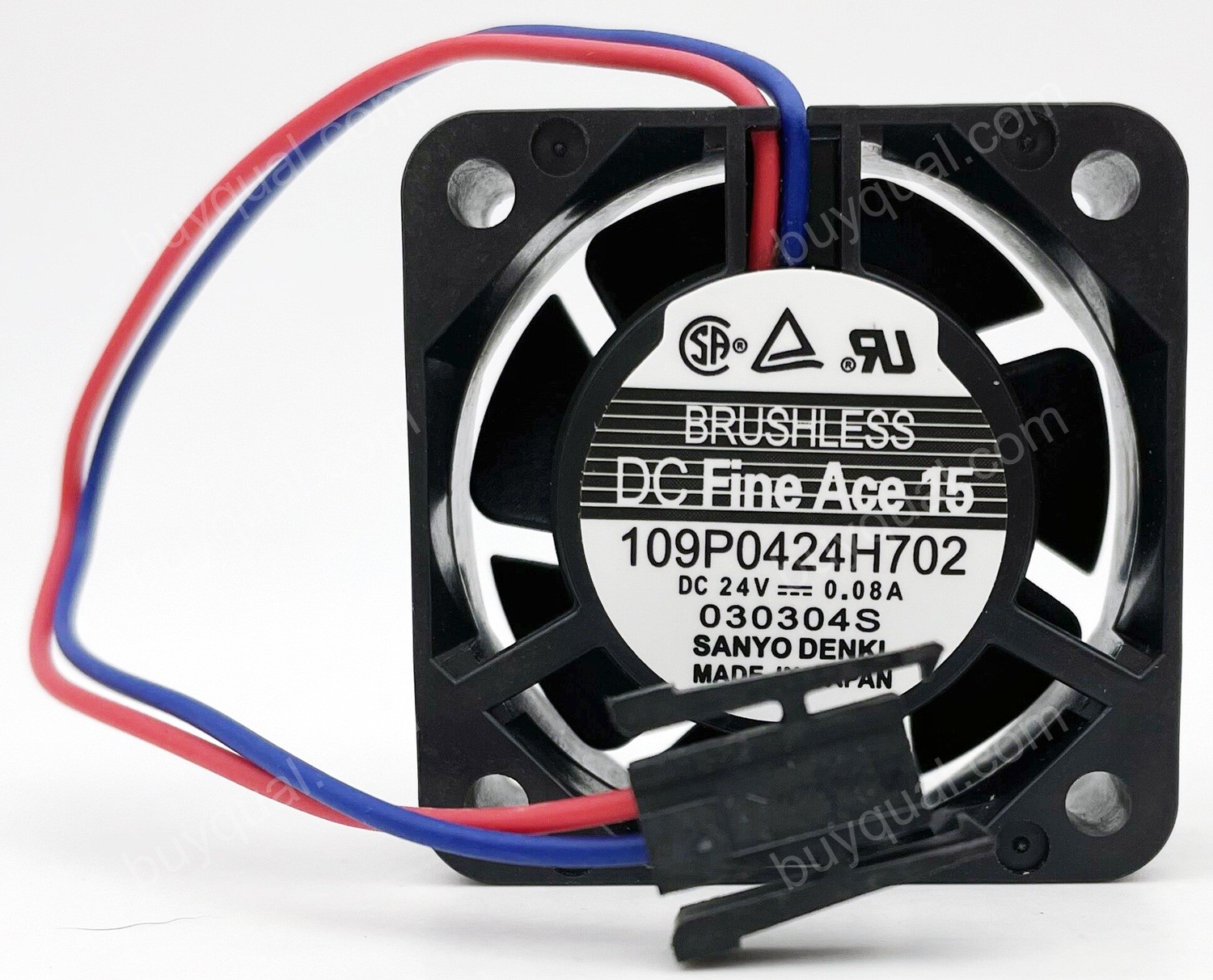 Sanyo 109P0424H702 24V 0.08A 2wires Cooling Fan