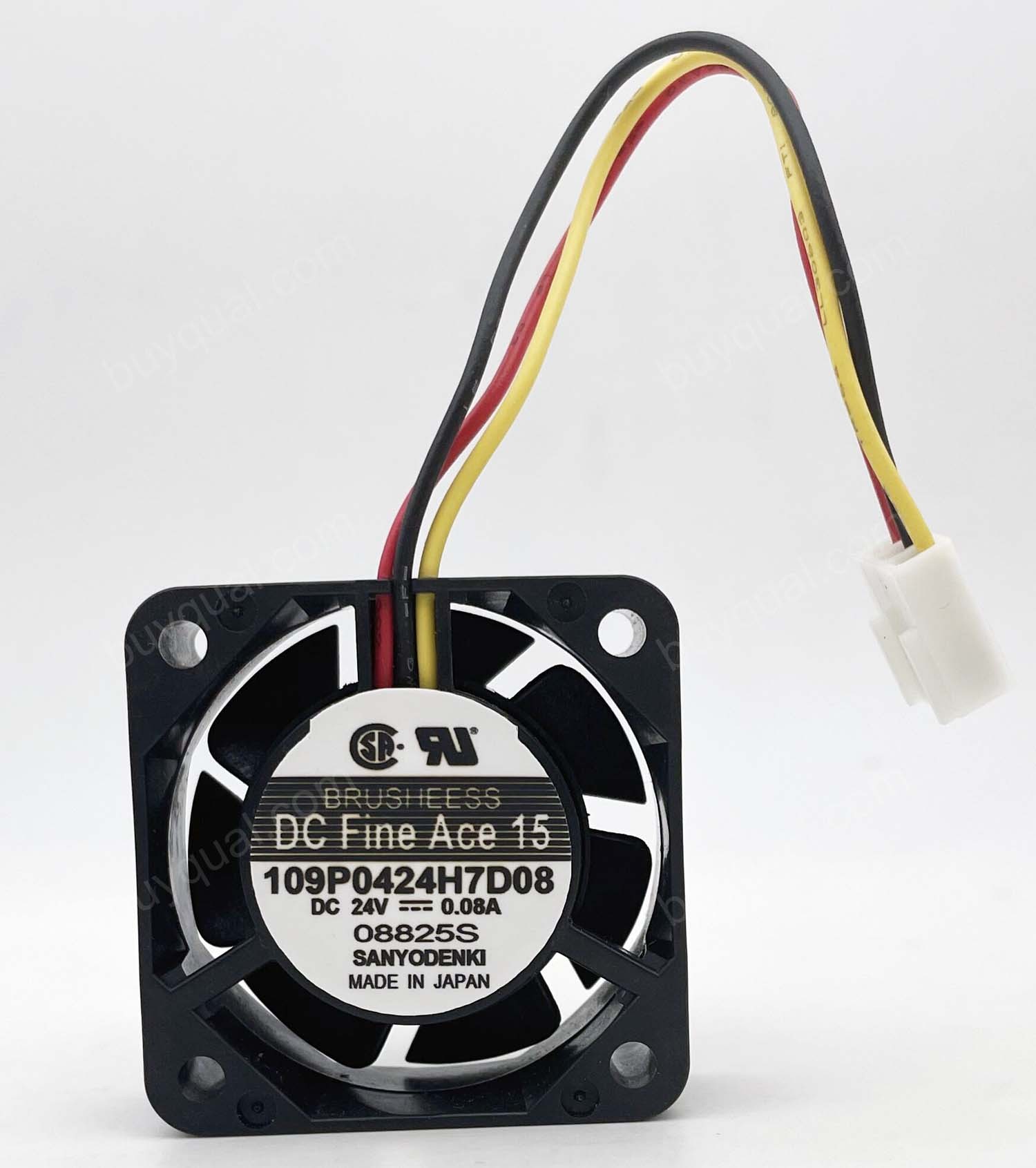 Sanyo 109P0424H7D08 24V 0.08A 3wires Cooling Fan