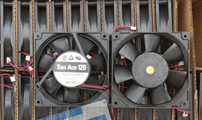 Sanyo 109P1212H459 12V 0.45A 2wires Cooling Fan