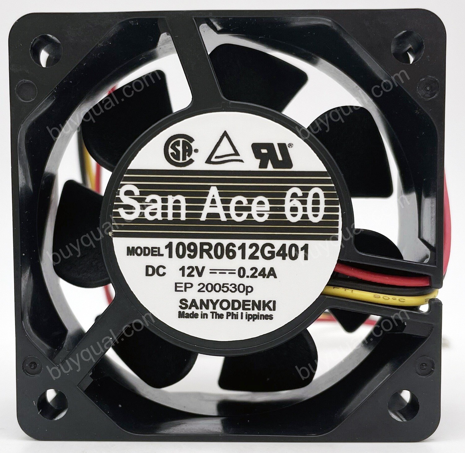 Sanyo 109R0612G401 12V 0.24A  3wires Cooling Fan - New