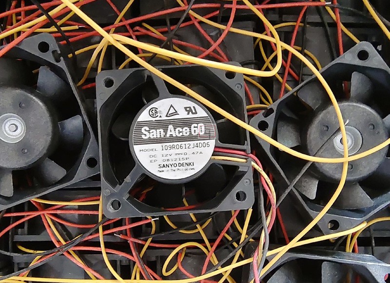Sanyo 109R0612J4D06 12V 0.47A 3wires Cooling Fan 
