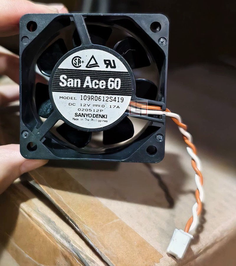 Sanyo 109R0612S419 12V 0.17A 2wires Cooling Fan