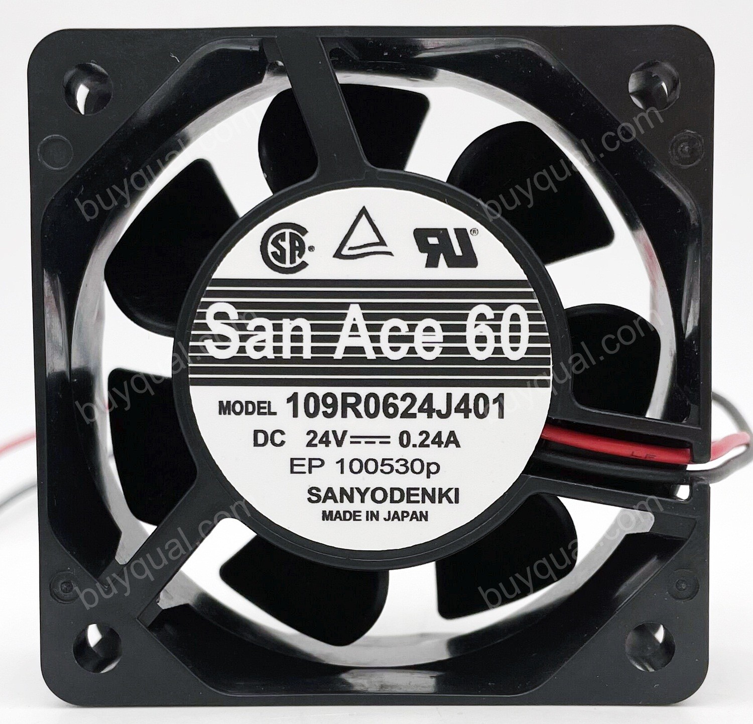 SANYO 109R0624J401 24V 0.24A 2wires Cooling Fan - New