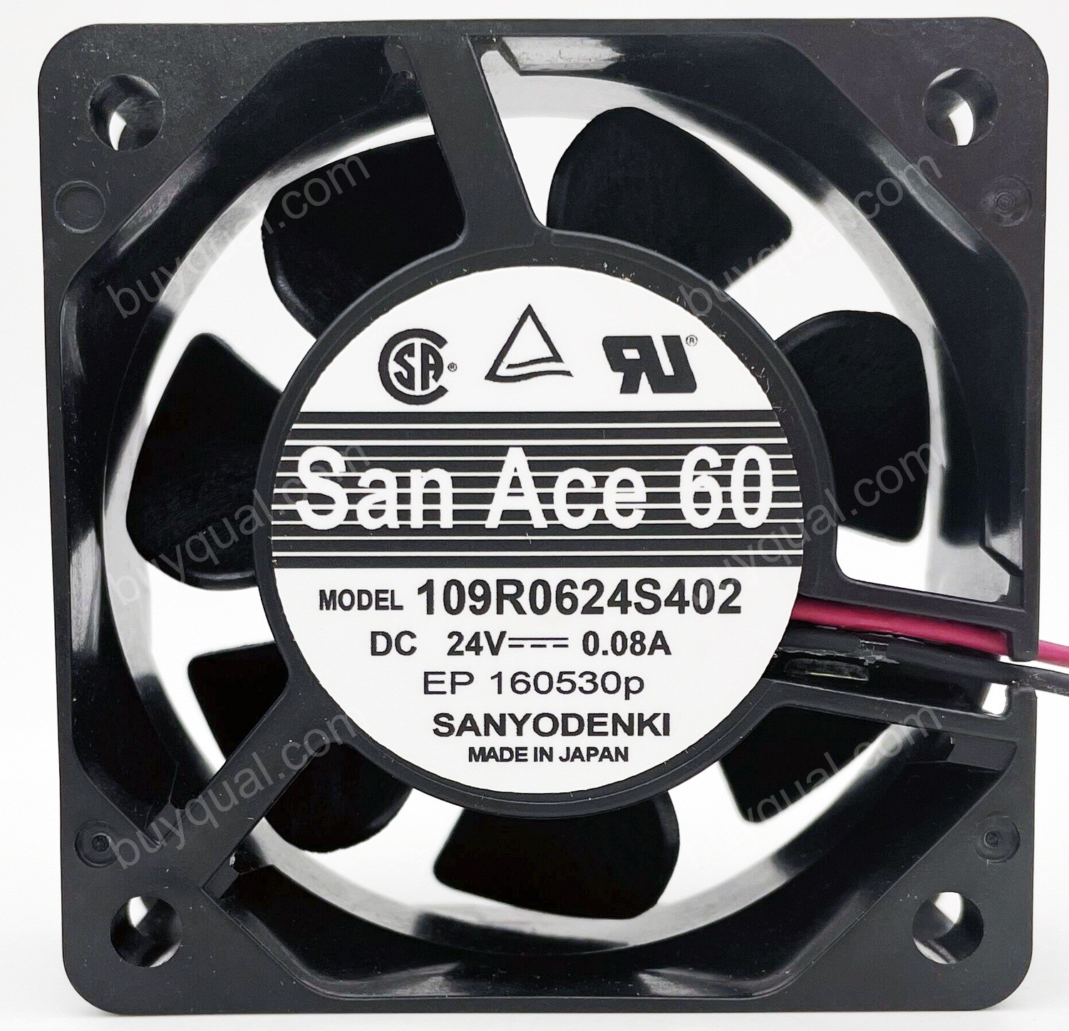 Sanyo 109R0624S402 24V 0.08A 1.92W 2wires Cooling Fan