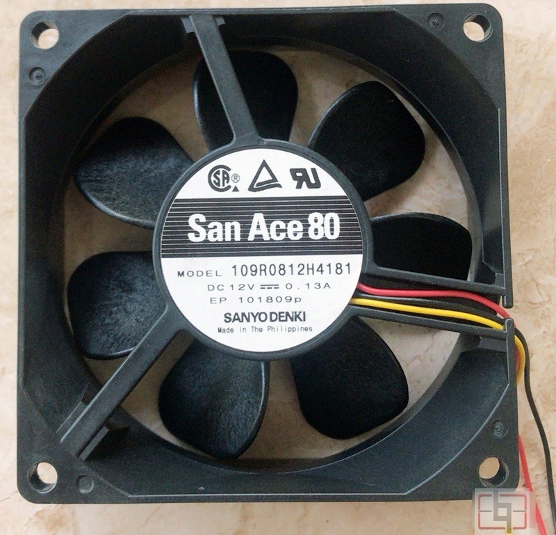 SANYO 109R0812H4181 12V 0.13A 3wires Cooling Fan 