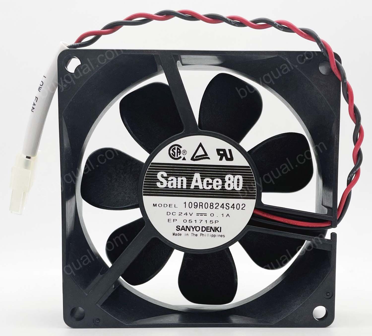 Sanyo 109R0824S402 24V 0.10A 2wires Cooling Fan