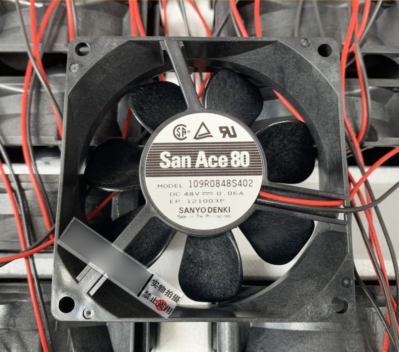 SANYO 109R0848S402 48V 0.06A 2wires Cooling Fan