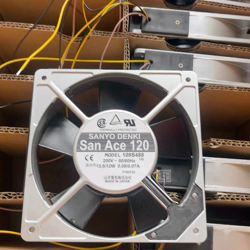 Sanyo 109S488 200V 0.08/0.07A 13.5/12W Cooling Fan