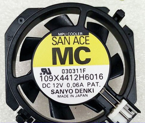 SANYO 109X4412H6016 12V 0.06A 3wires Cooling Fan