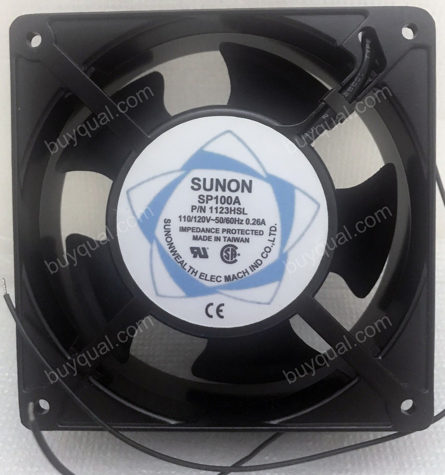 SUNON 1123HSL SP100A 110/120V 0.26A 2wires cooling fan