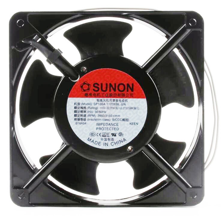 Sunon SP100A 1123XBL.GN 115V 0.26/0.24A 2wires Cooling Fan