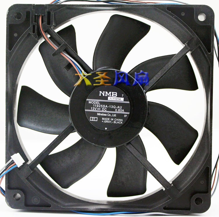 NMB 11925SA-13Q-AU 13V 0.60A 4wires Cooling Fan