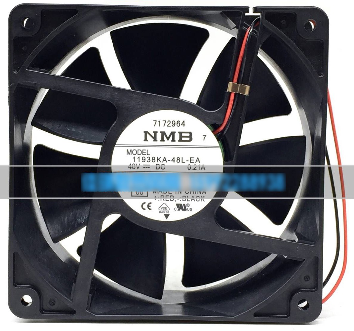 NMB 11938KA-48L-EA 48V 0.21A 2wires Cooling Fan 