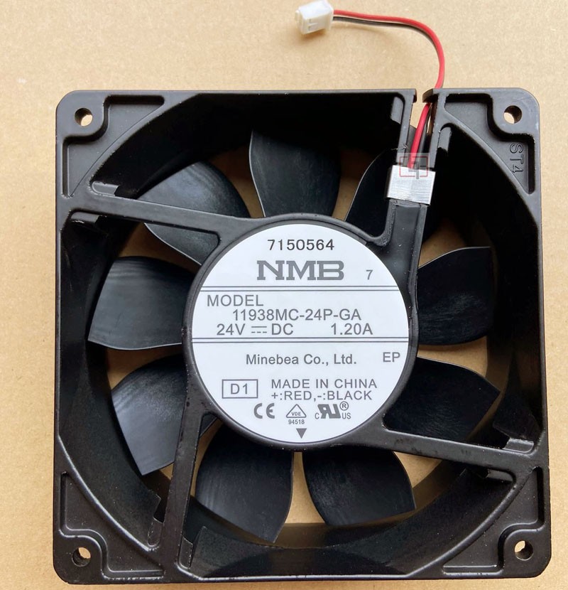 NMB 11938MC-24P-GA 24V 1.20A 2wires Cooling Fan 