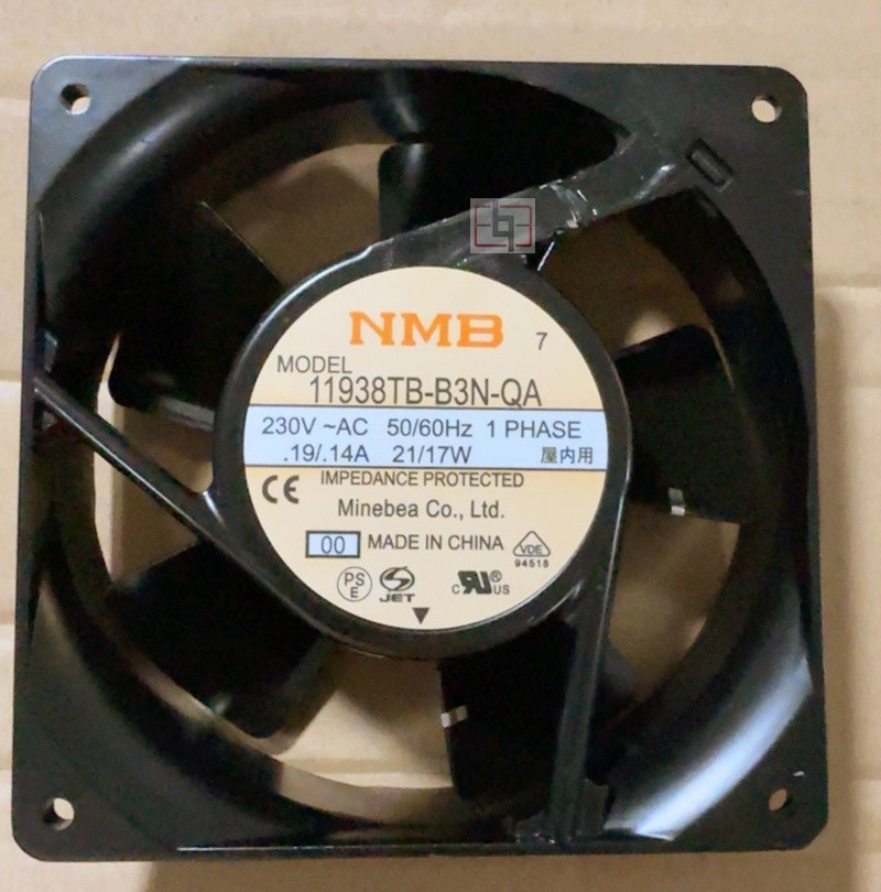 NMB 11938TB-B3N-QA 230V 0.19/0.14A 21/17W 2wires Cooling Fan